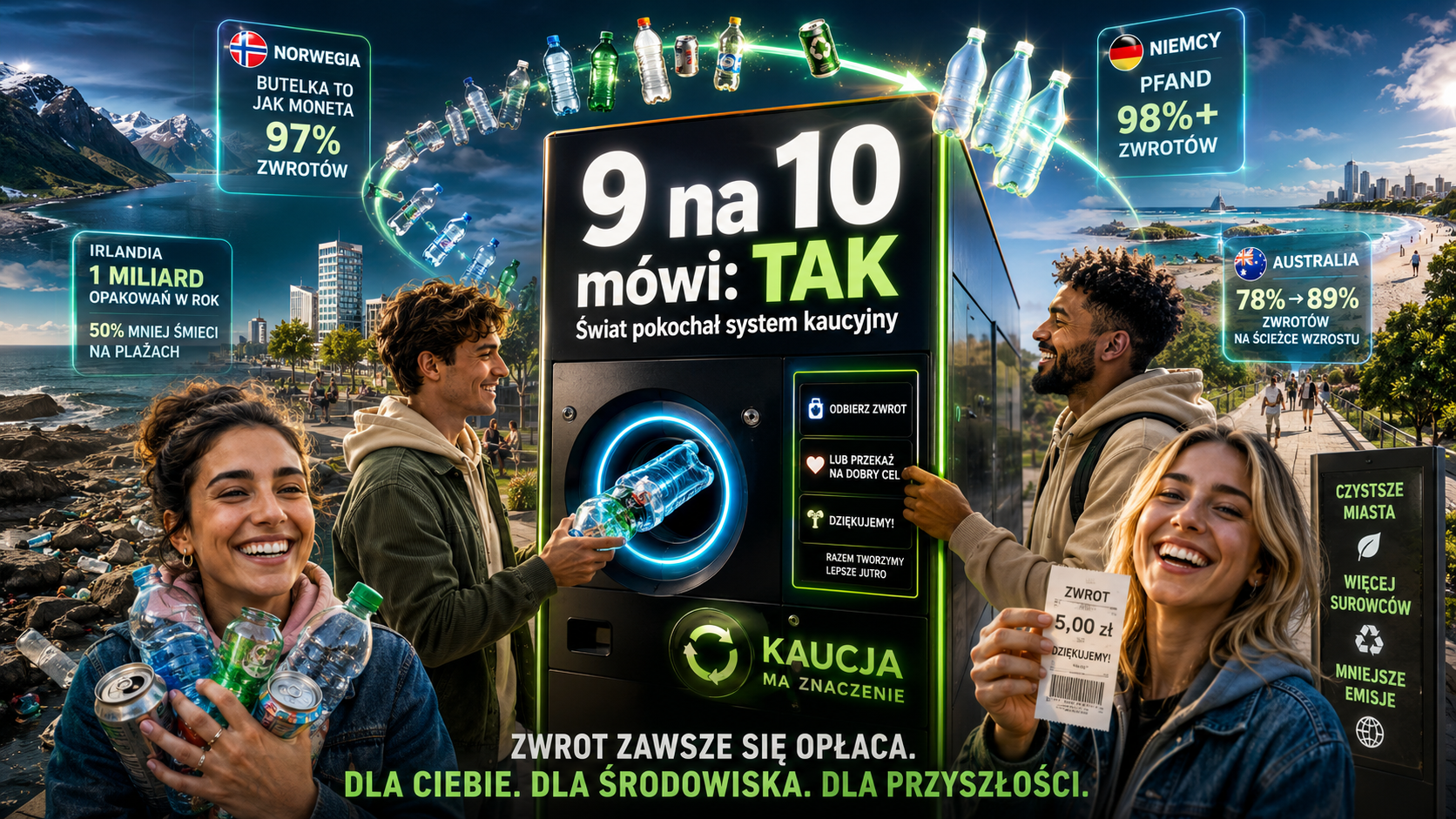 9 na 10 popiera system kaucyjny. Skąd ta miłość do butelkomatu?